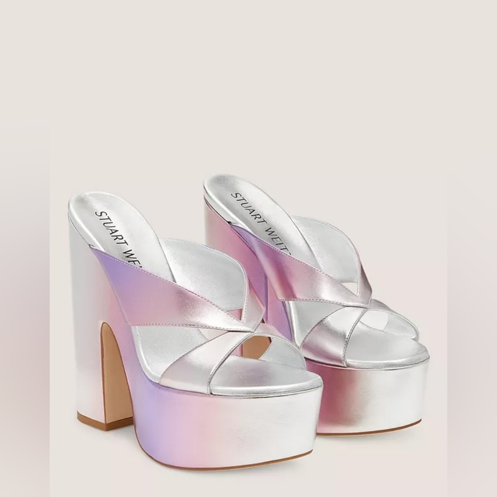 Sturat Weitzman Maimi Sohigh 145 Platform Slide size 8